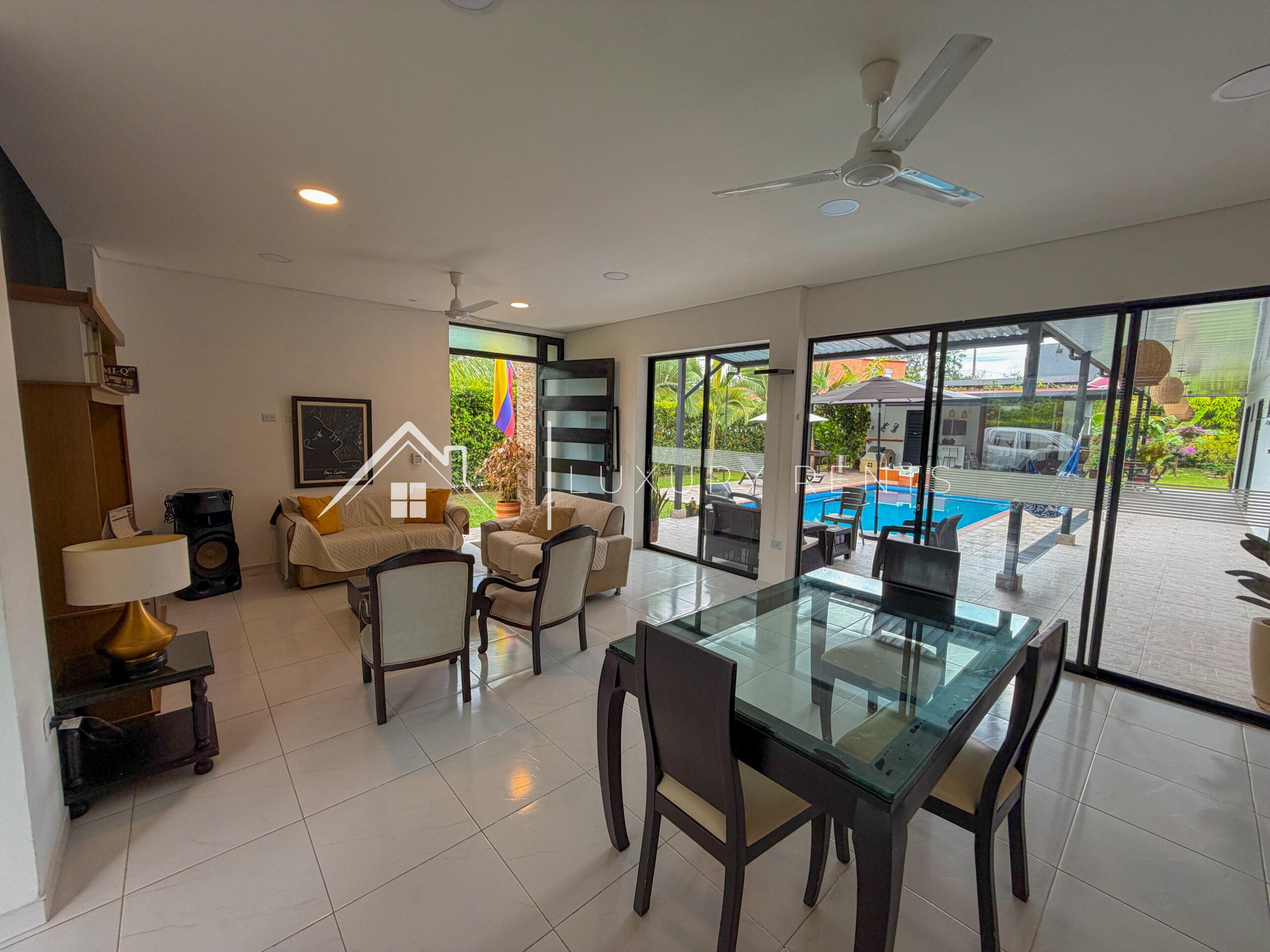 1863 Casa De Descanso En Restrepo Meta📍